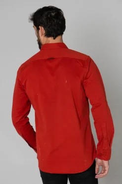 Chemise Homme Mcs Dmm8101000-C0083-301 Orange