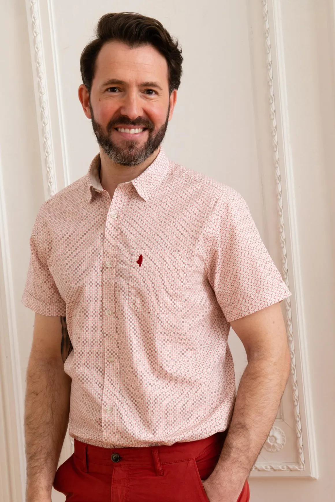 Chemise Homme Mcs Imchmc_C002 400 Rouge