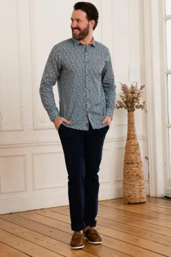 Chemise Homme Mcs Imchml_C005 754 Bleu Indigo