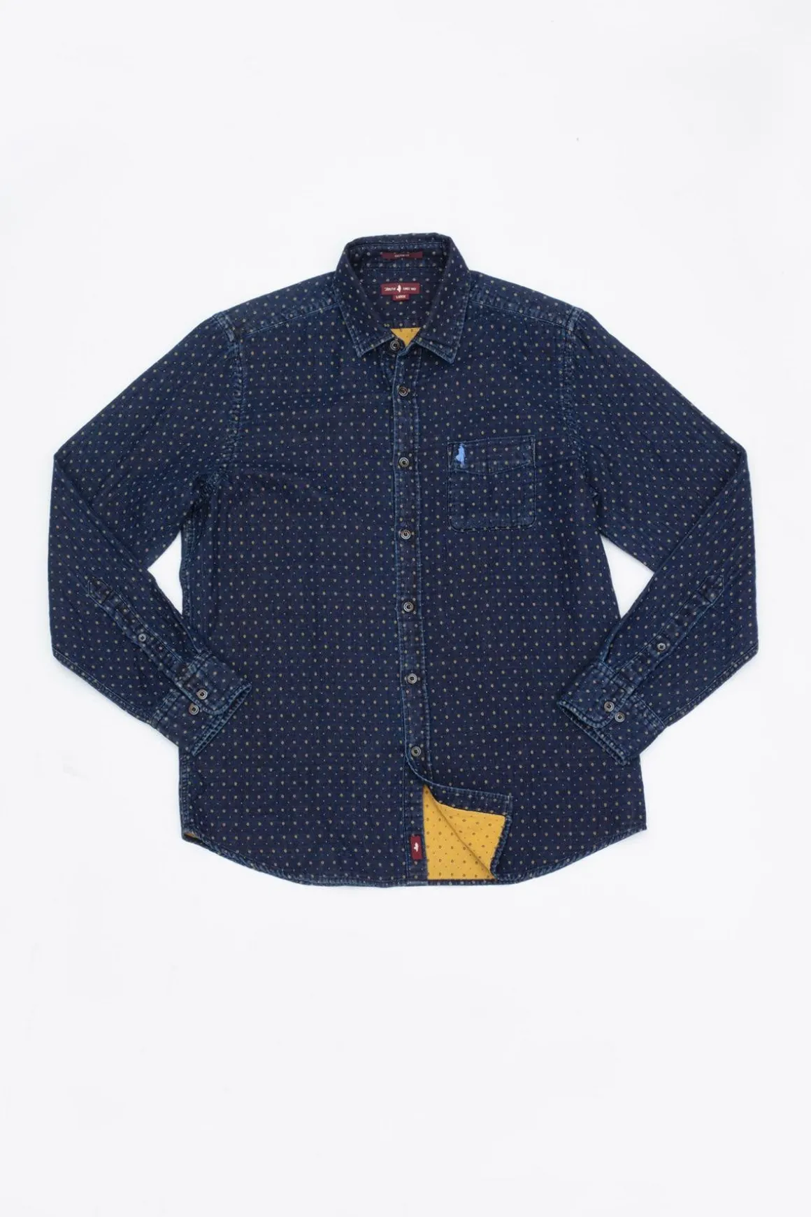 Chemise Homme Mcs Mfchml-C007-754 Indigo