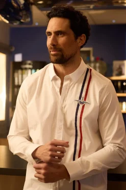 Chemise Homme Patrouille De France Owens Triomphe White