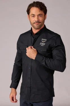 Chemise Homme Patrouille De France Vador Triomphe Navy Blue
