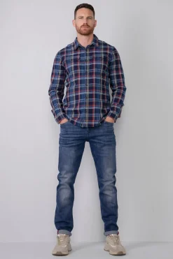 Chemise Homme Petrol Industries Sil4210 3154 Spice Red