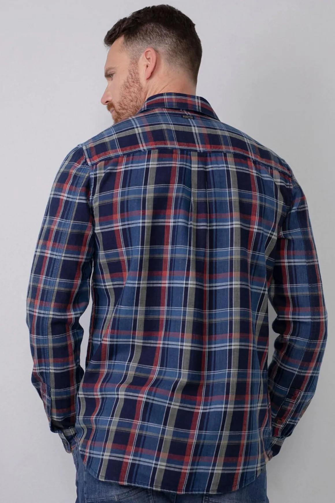 Chemise Homme Petrol Industries Sil4210 3154 Spice Red