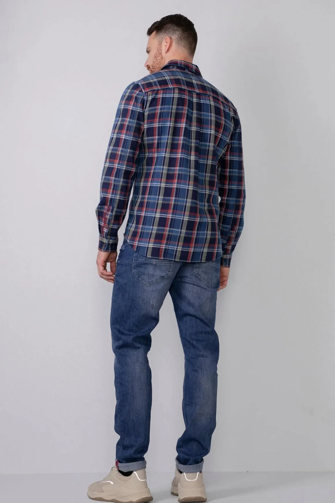 Chemise Homme Petrol Industries Sil4210 3154 Spice Red