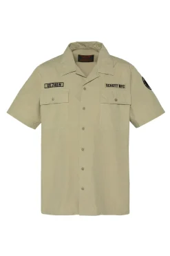 Chemise Homme Schott Shbactonmc Sage Kaki