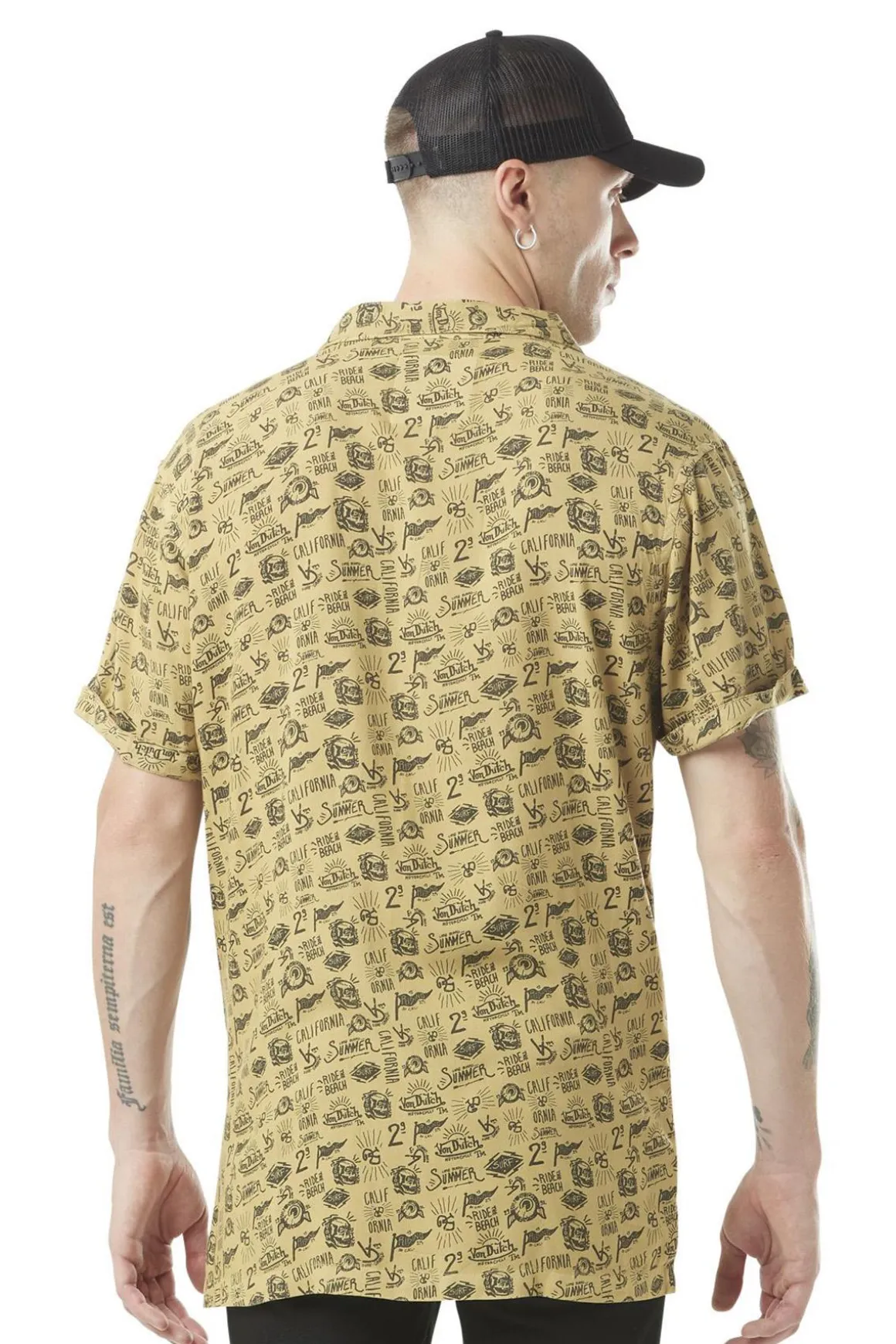 Chemise Homme Von Dutch Chemise Aop Ca