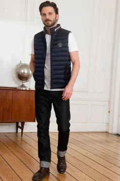 Doudoune Homme Patrouille De France Blow React Navy Blue