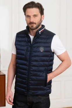 Doudoune Homme Patrouille De France Blow React Navy Blue