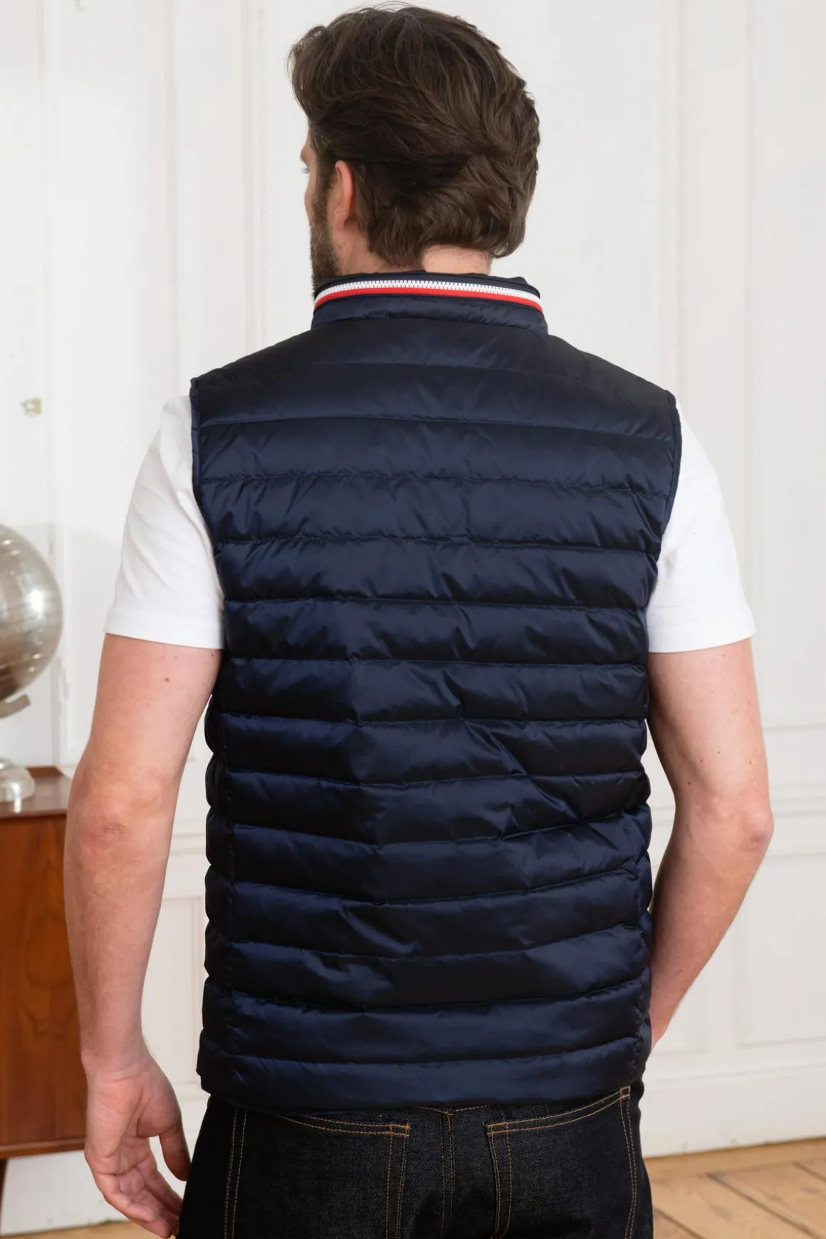 Doudoune Homme Patrouille De France Blow React Navy Blue
