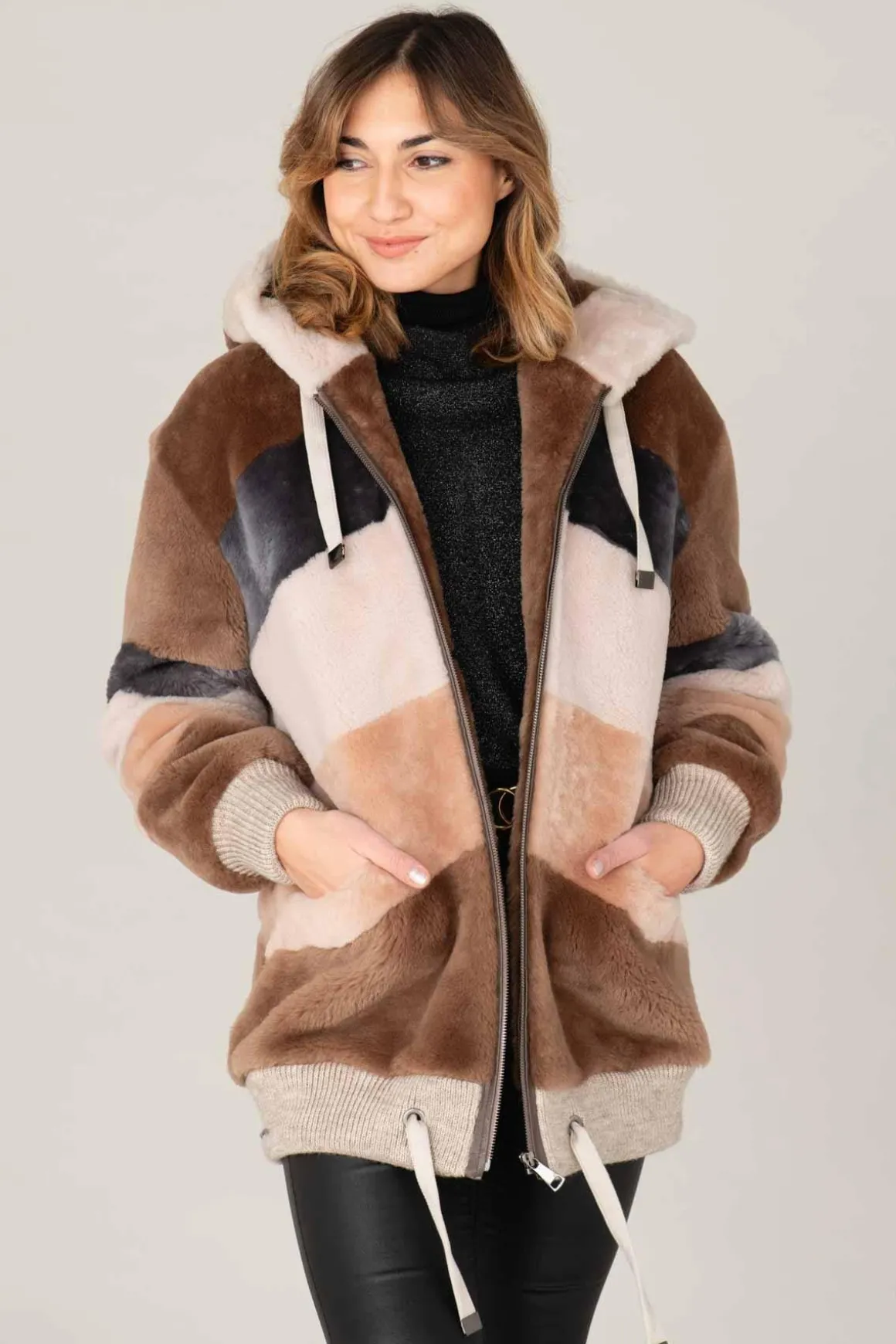 Fourrure Femme Cityzen Merveille Merinos Multicolor