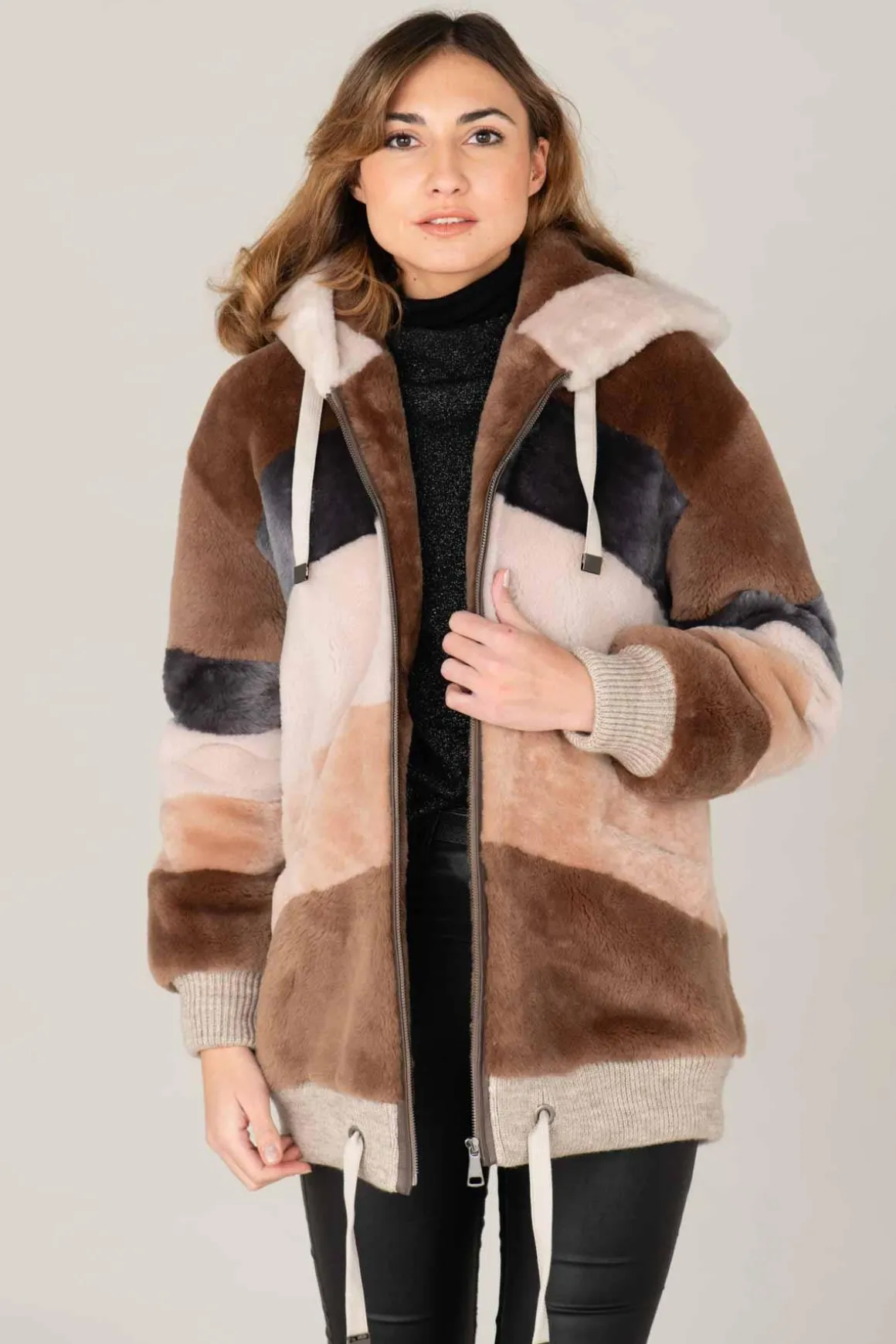 Fourrure Femme Cityzen Merveille Merinos Multicolor
