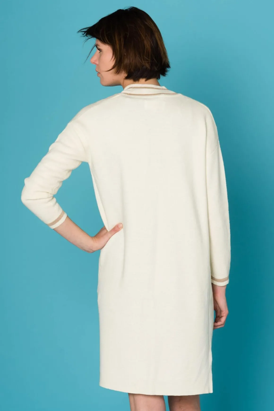 Gilet Femme Grace Et Mila Saison Ecru