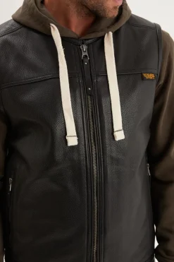 Gilet Homme Daytona West Road Goat Deer Black