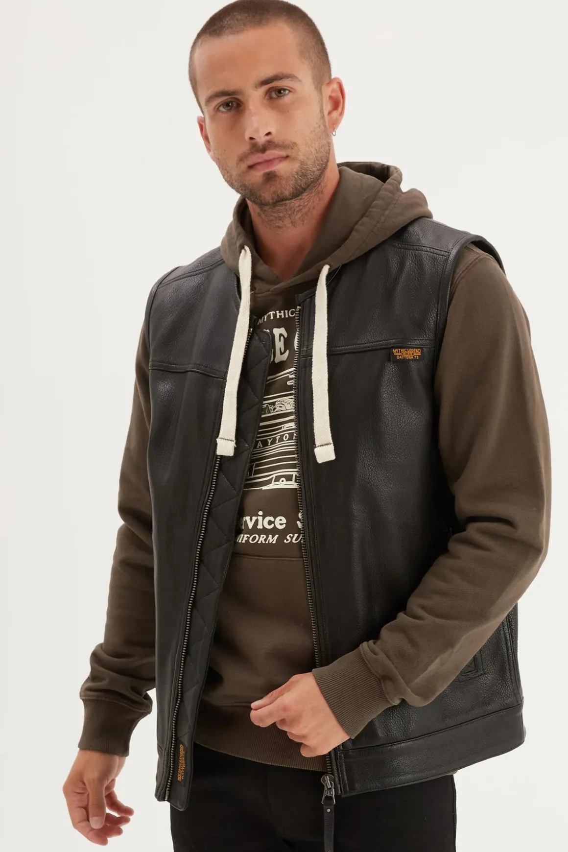 Gilet Homme Daytona West Road Goat Deer Black
