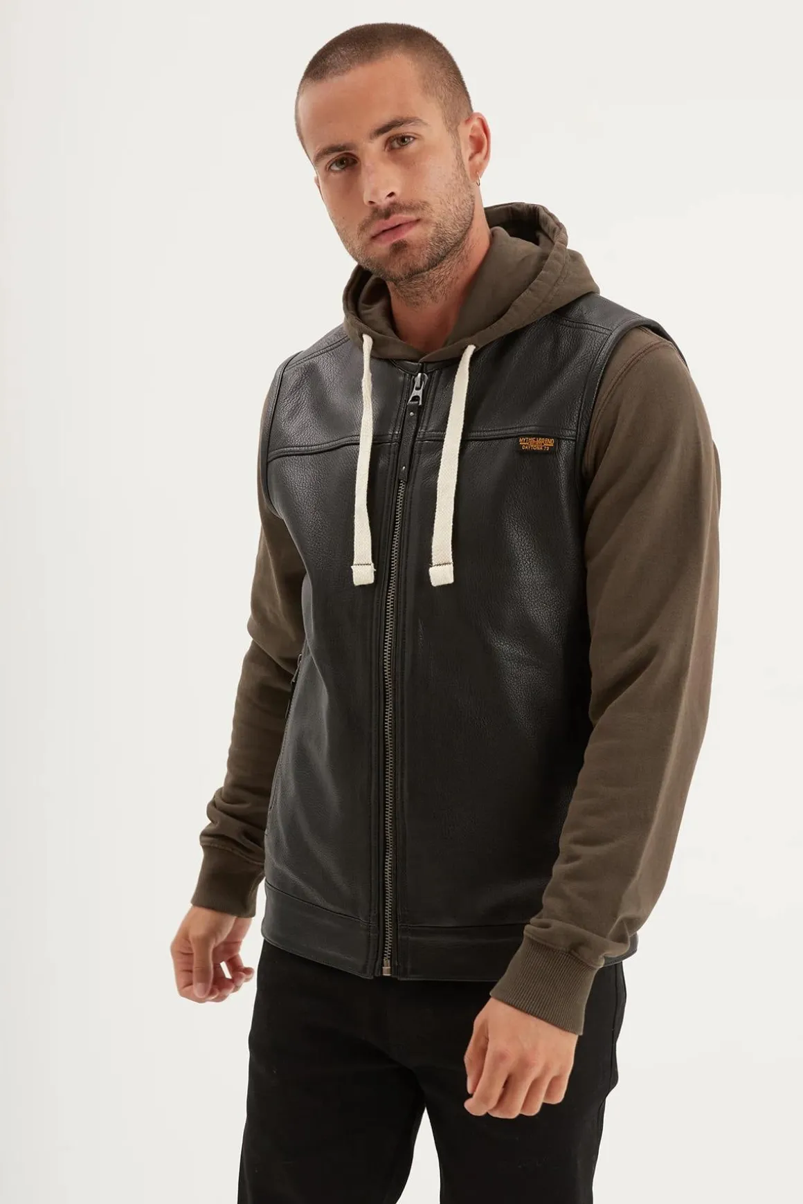 Gilet Homme Daytona West Road Goat Deer Black