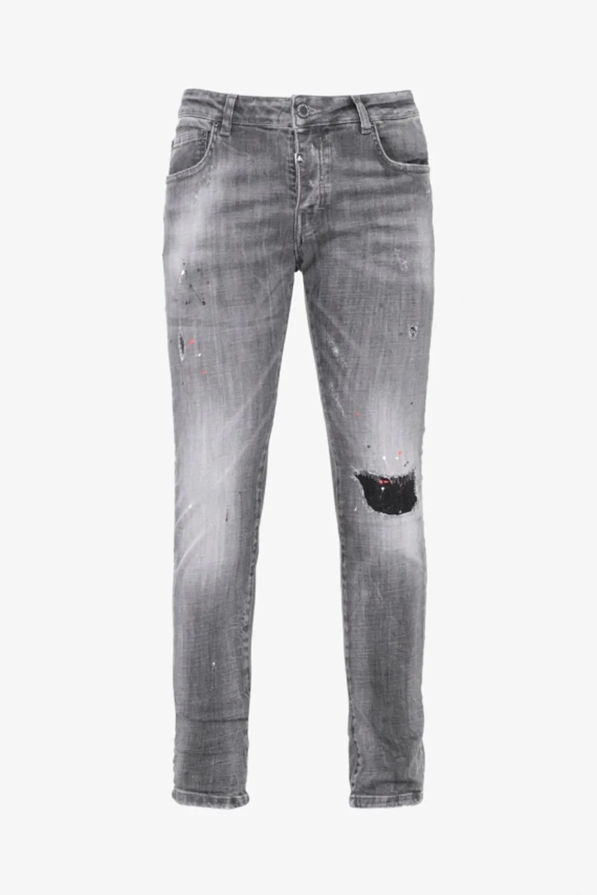 Jean Homme Horspist Smoky Grey Destroy