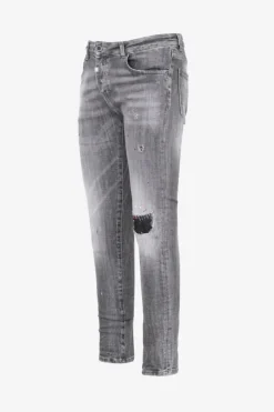 Jean Homme Horspist Smoky Grey Destroy