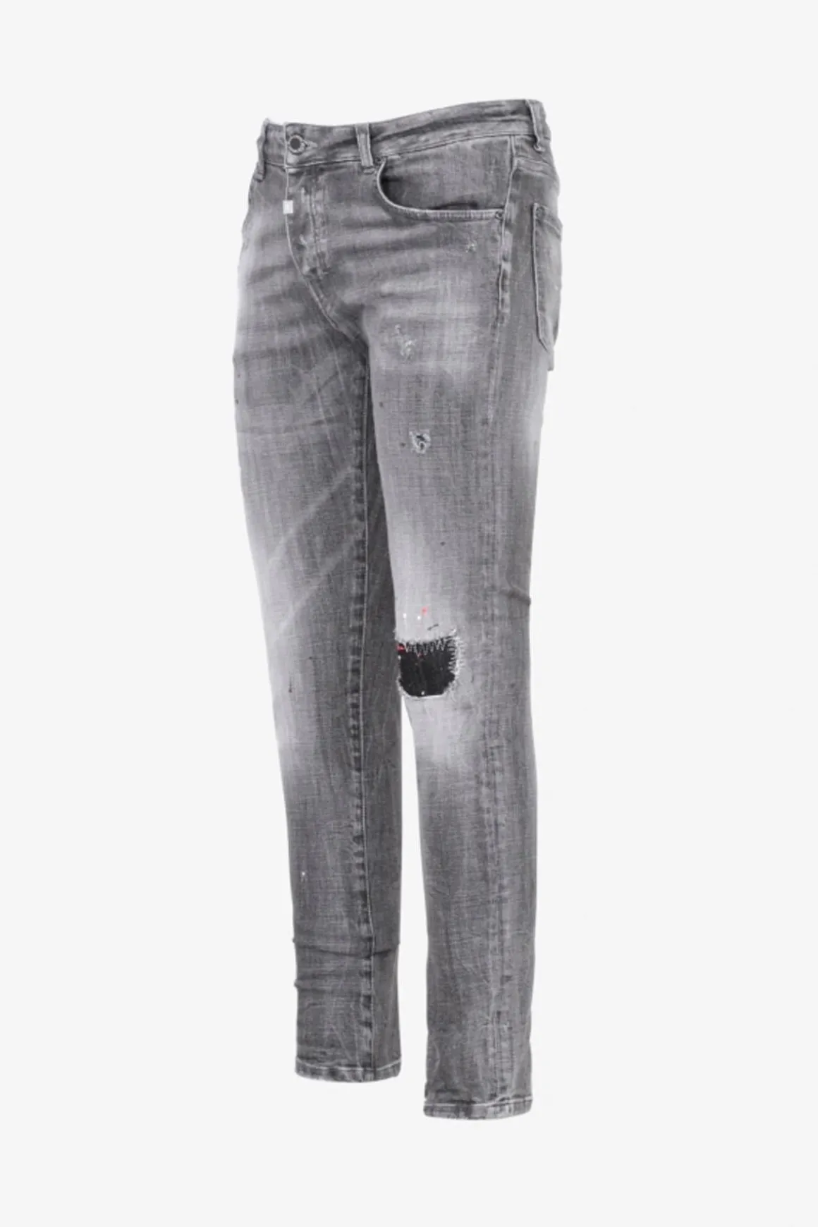 Jean Homme Horspist Smoky Grey Destroy