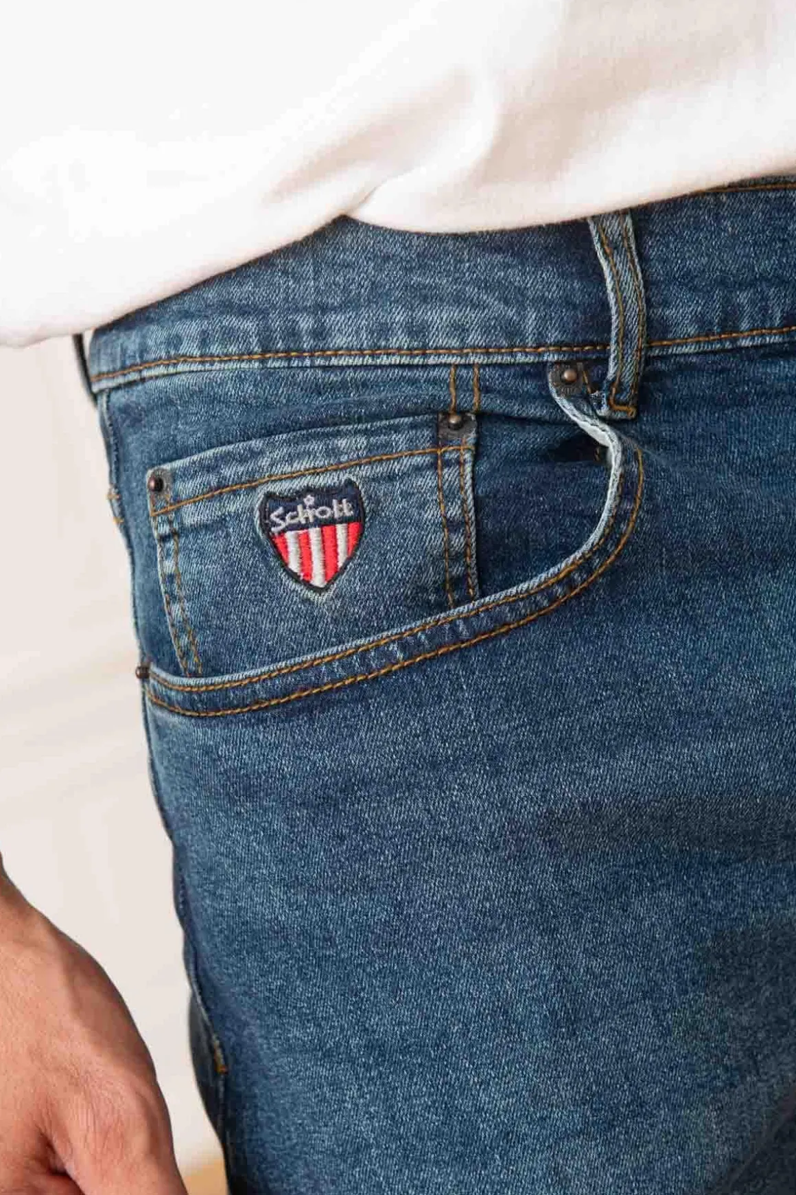 Jean Homme Schott Trd1300 Blue Stone