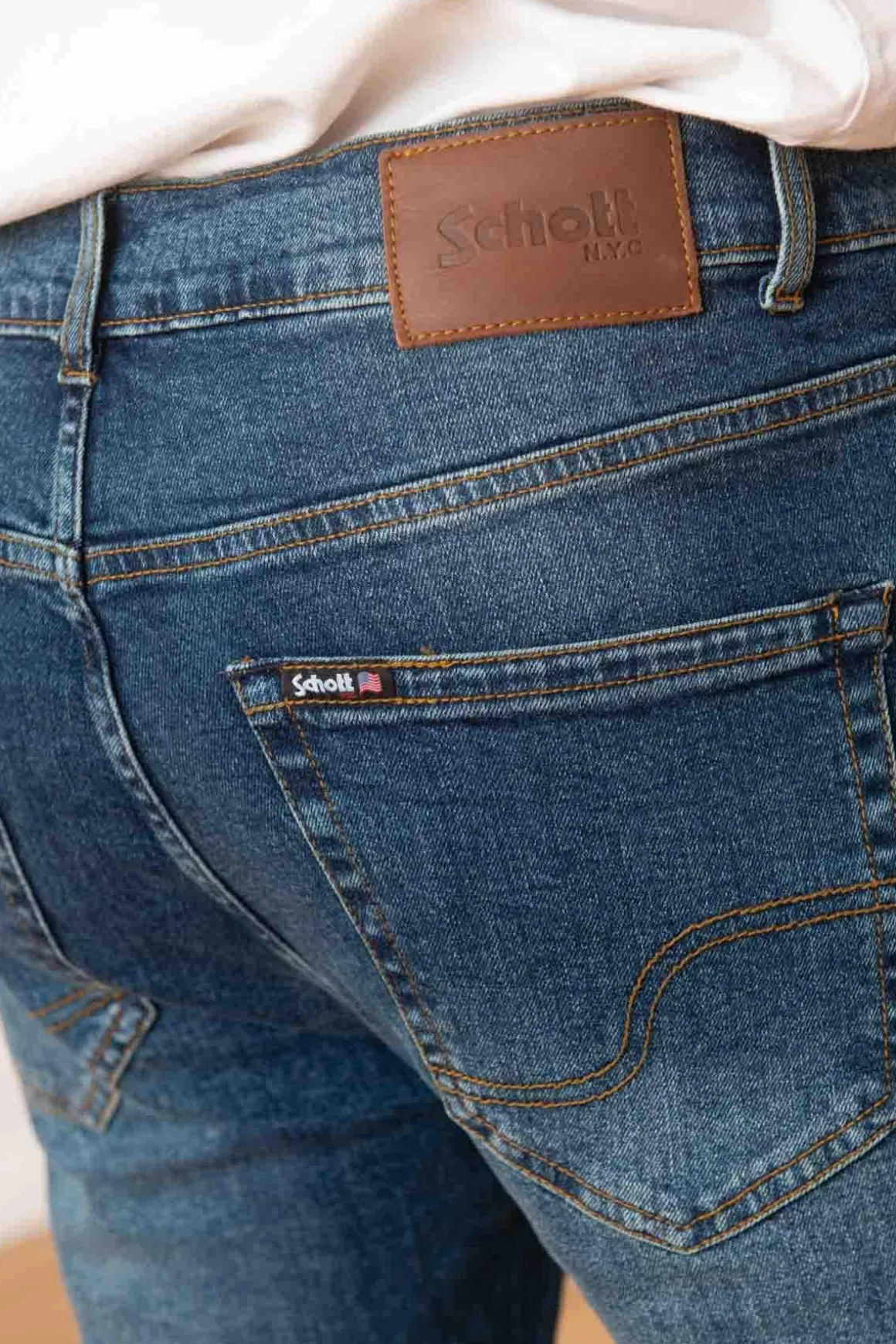Jean Homme Schott Trd1300 Blue Stone