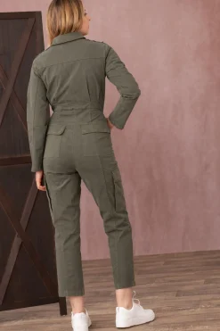 Jupe/Robe Femme Aeronautica Militare Tu128Dct3221 07262 Verde Militare