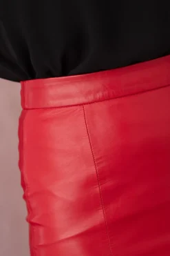 Jupe/Robe Femme Cityzen Melinda Agneau Perle Rouge
