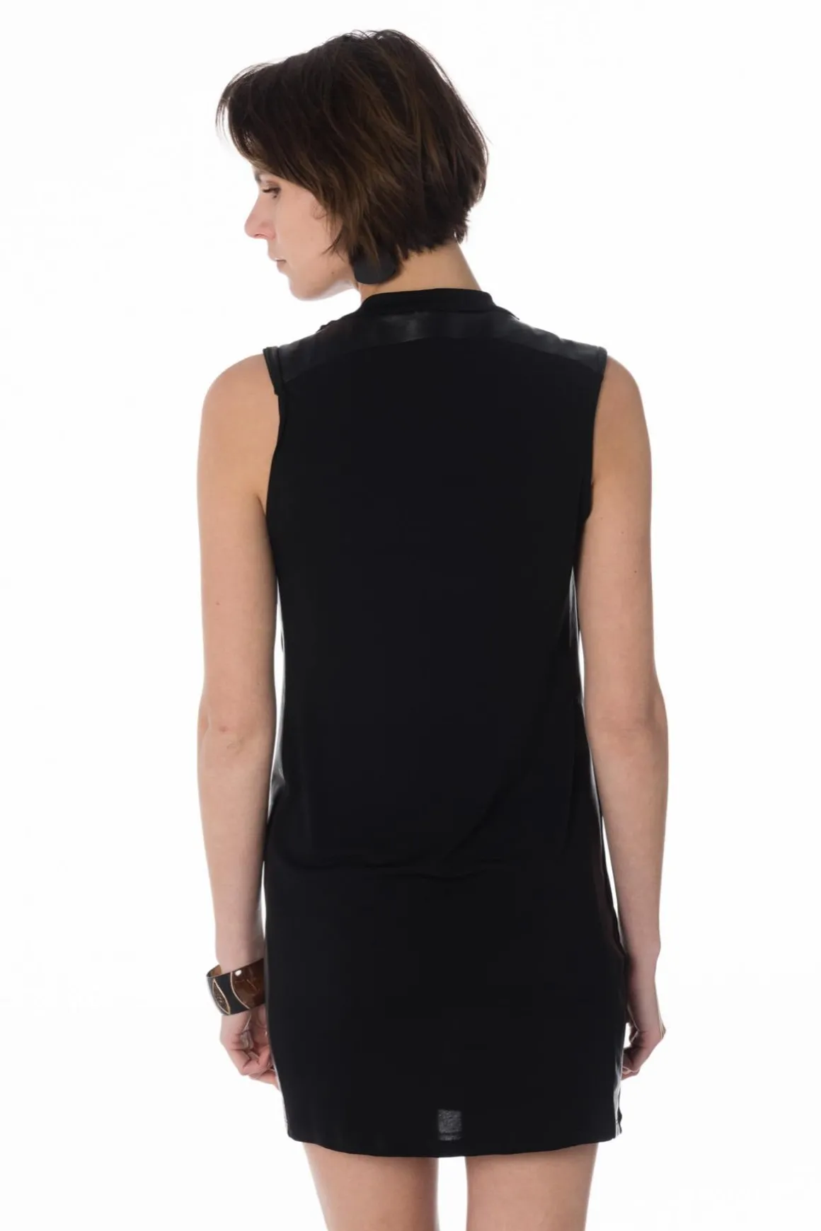 Jupe/Robe Femme Pellessimo Robe Sophia Viscose/Ag Noir