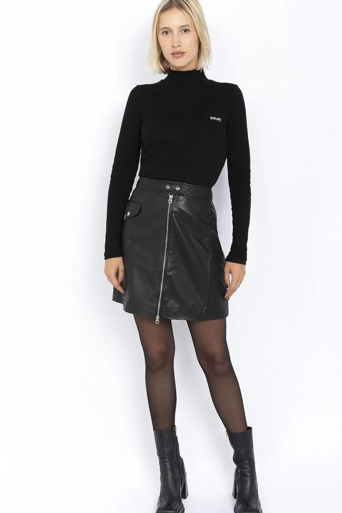 Jupe/Robe Femme Schott Skpatiew Black