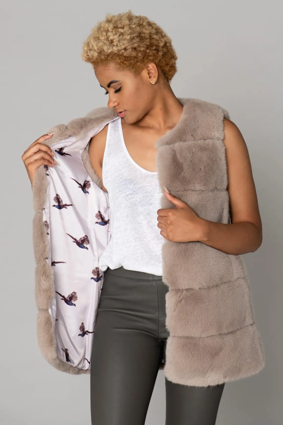 Manteau Femme Oakwood Act Taupe 525