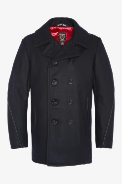 Manteau Homme Schott Caban 740C Navy