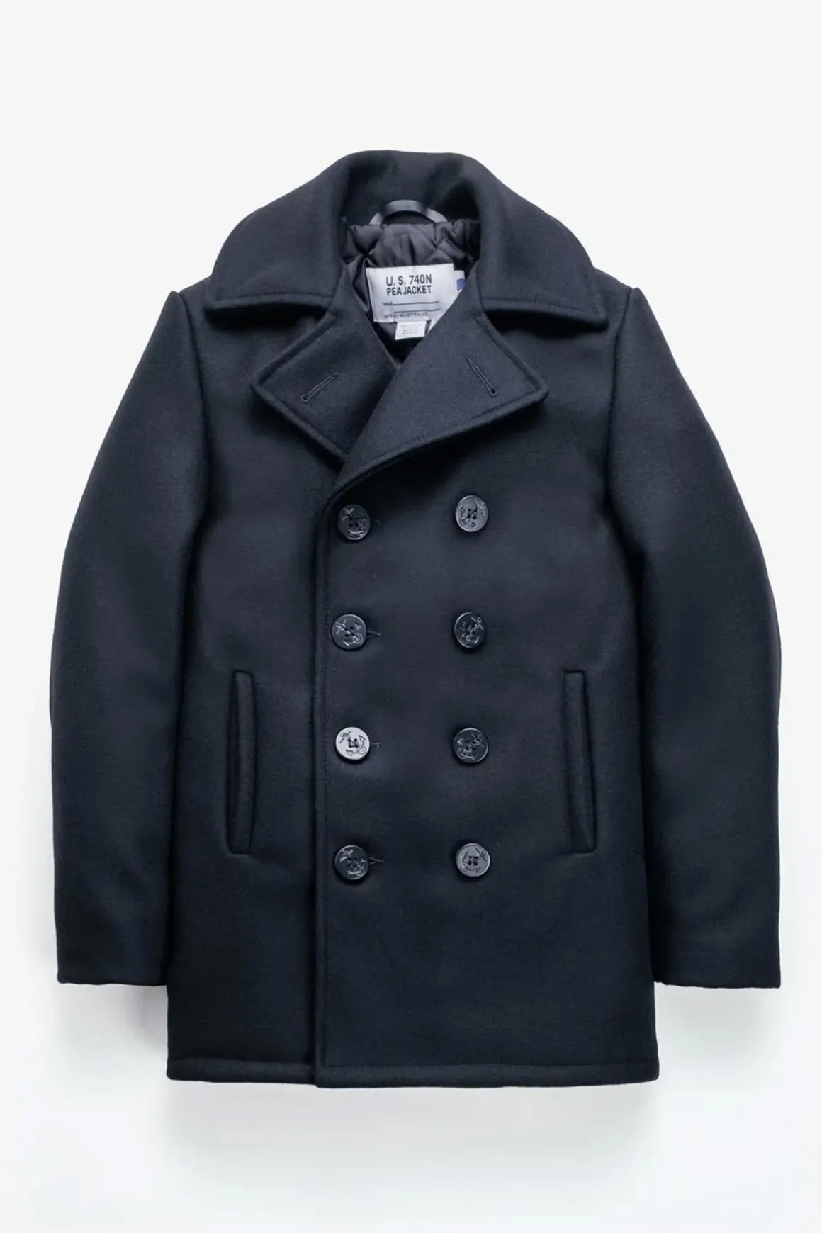 Manteau Homme Schott Caban 740 Marine