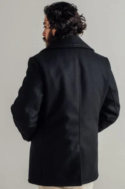 Manteau Homme Schott Caban 740 Marine
