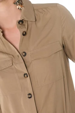Pantalon Femme La Petite Étoile Sabrin Beige Safari