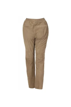 Pantalon Femme Oakwood Gift Goat Suede Marron Clair 503