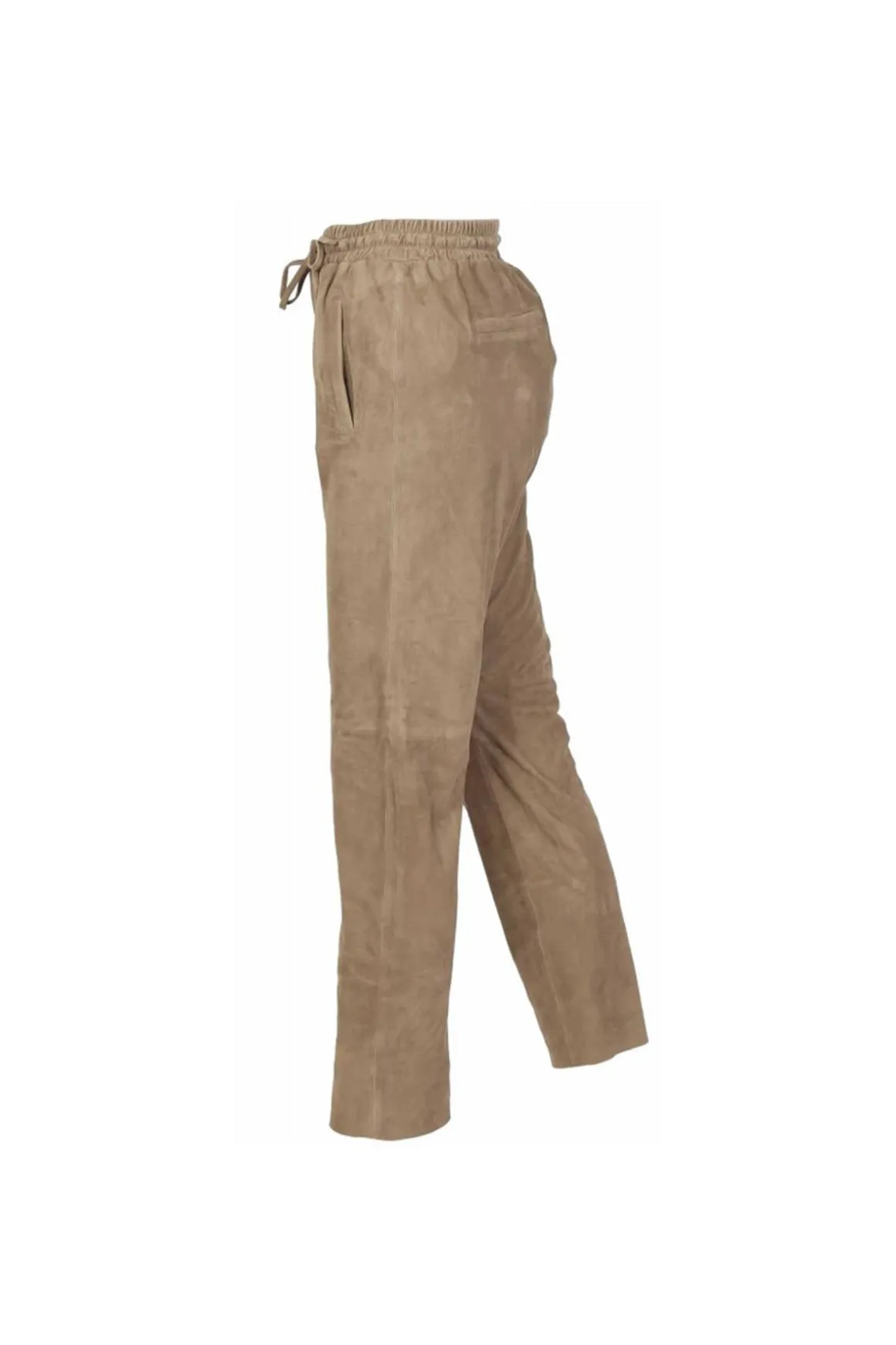 Pantalon Femme Oakwood Gift Goat Suede Marron Clair 503