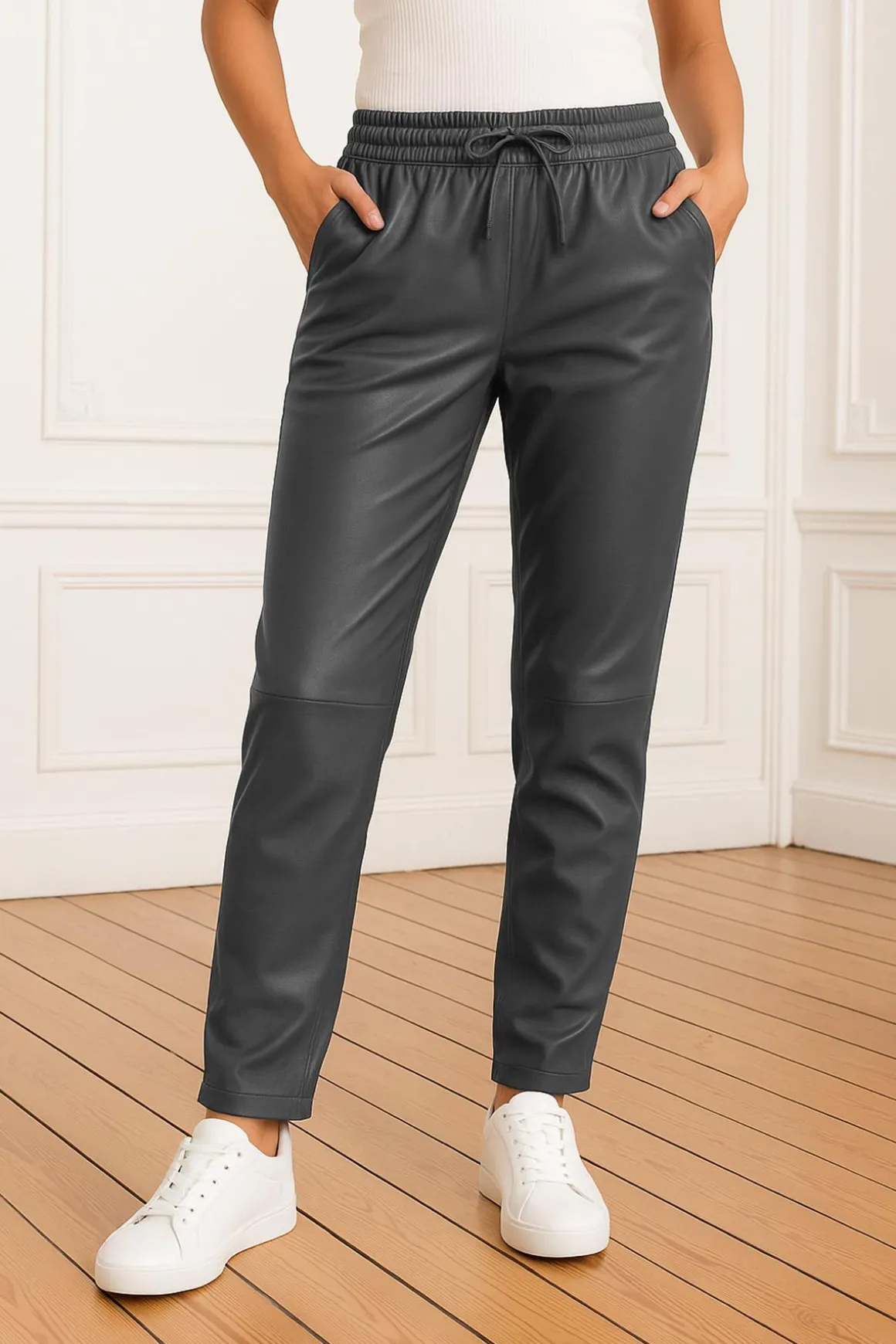 Pantalon Femme Oakwood Gift Gris Fonce 529
