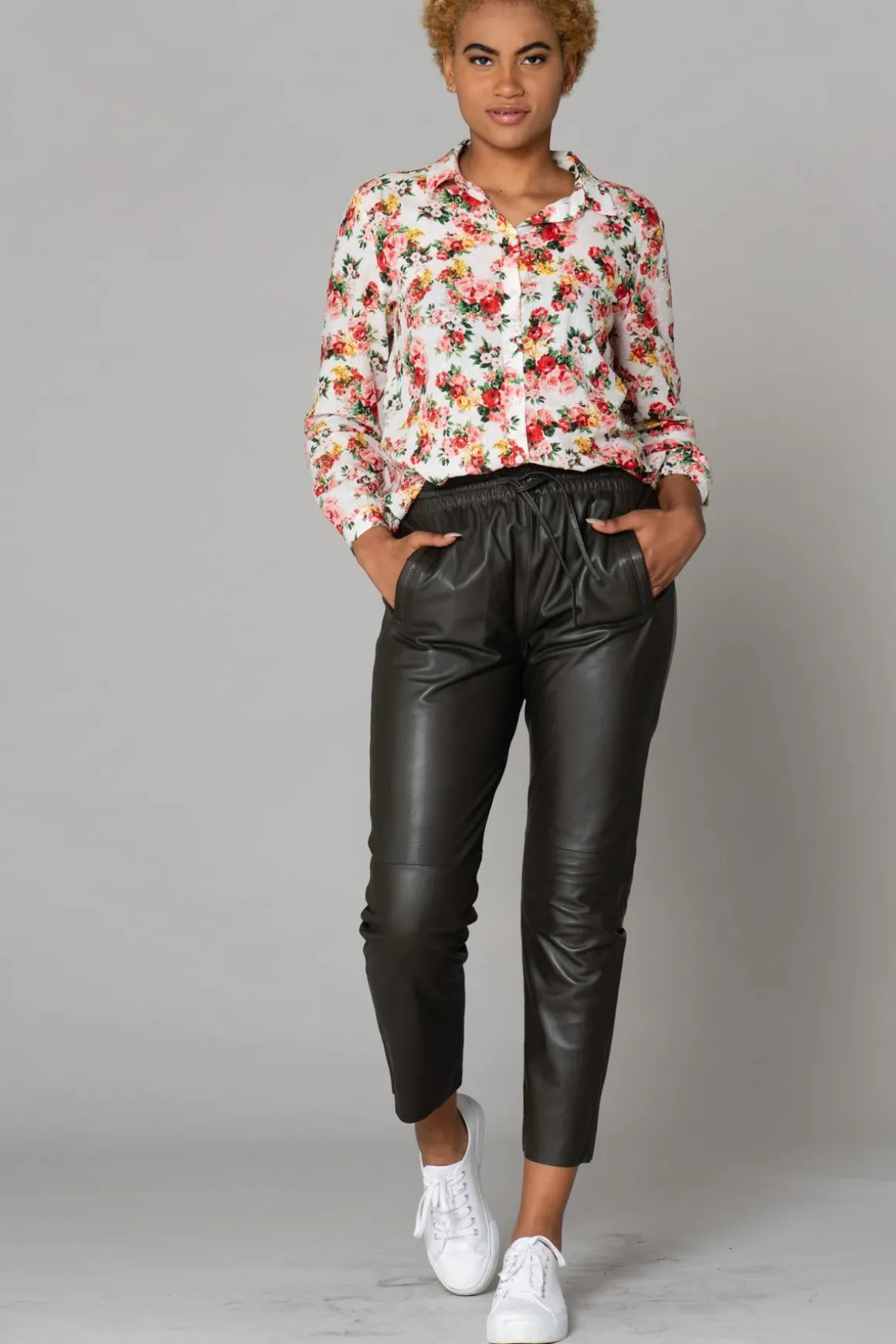 Pantalon Femme Oakwood Gift Kaki Fonce 626
