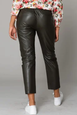 Pantalon Femme Oakwood Gift Kaki Fonce 626