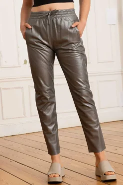 Pantalon Femme Oakwood Gift Metal Anthracite 530