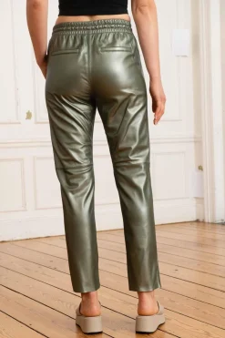 Pantalon Femme Oakwood Gift Metal Vert Fonce 523