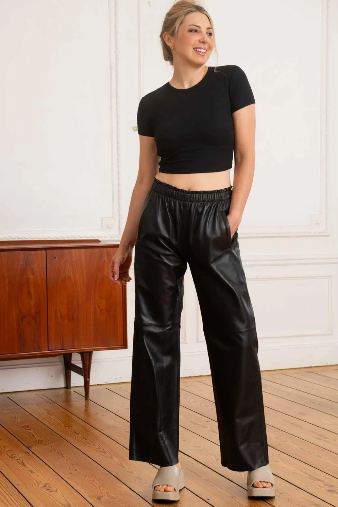 Pantalon Femme Oakwood Uranus Noir 501