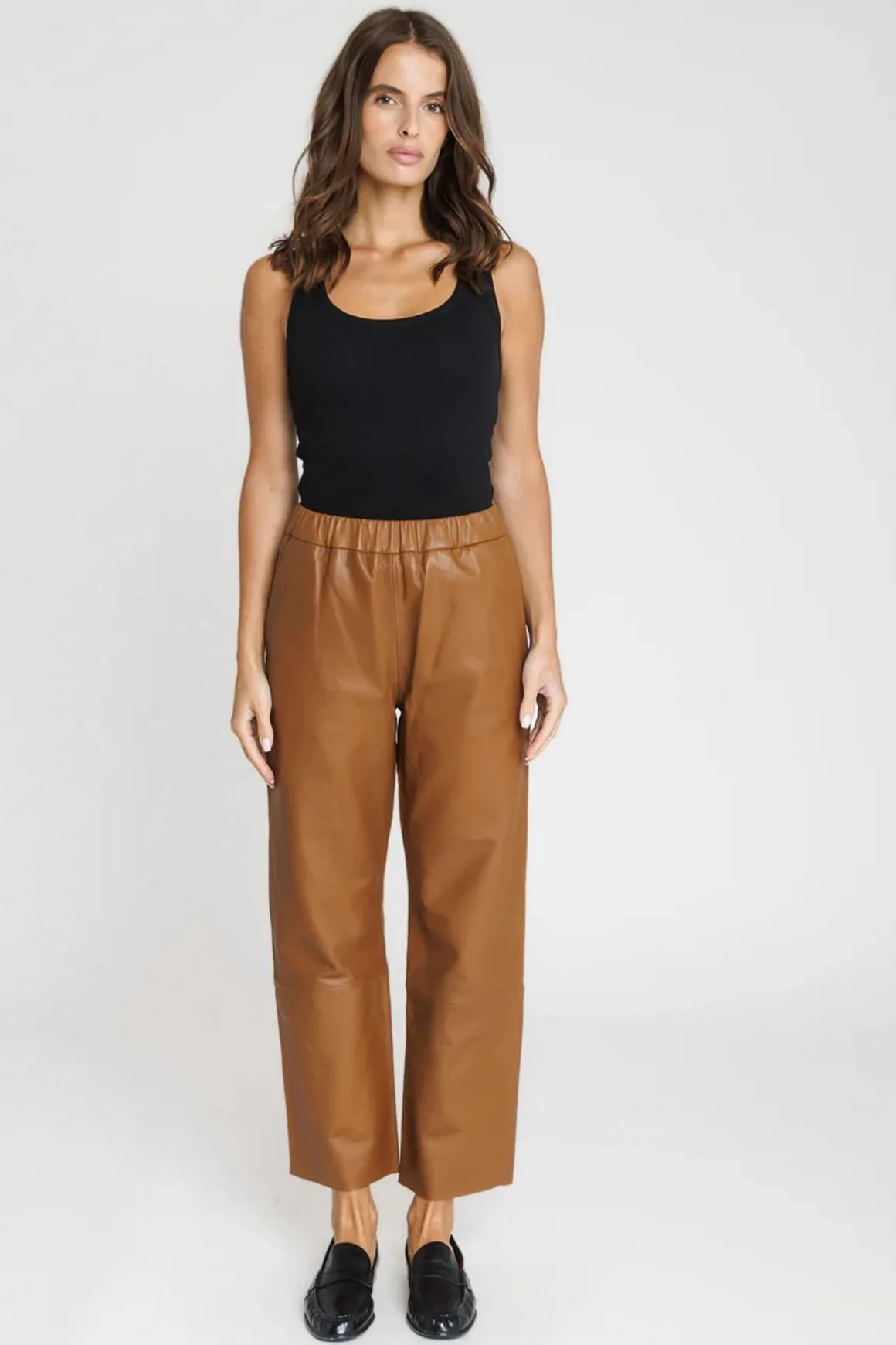Pantalon Femme Serge Pariente Sarah Pant Cognac