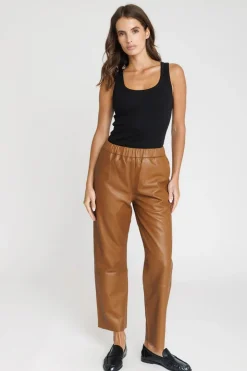 Pantalon Femme Serge Pariente Sarah Pant Cognac