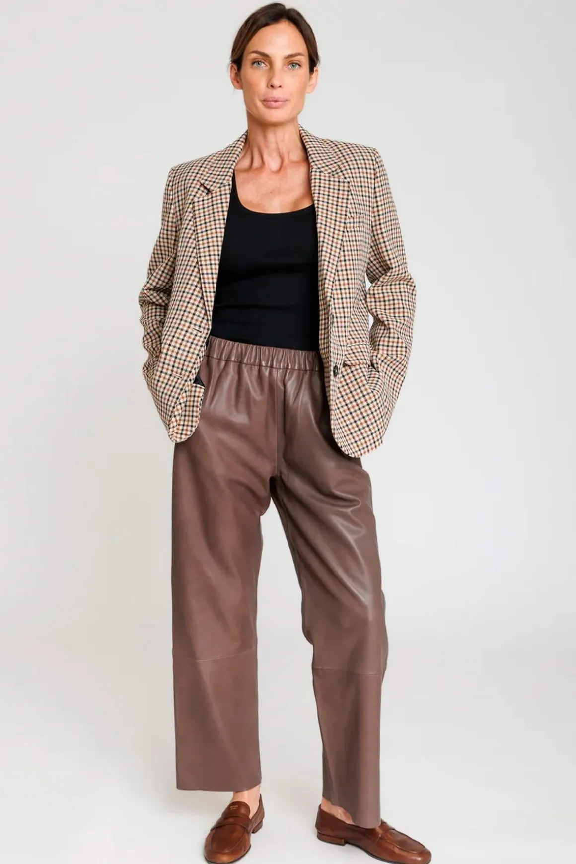 Pantalon Femme Serge Pariente Sarah Pant Taupe