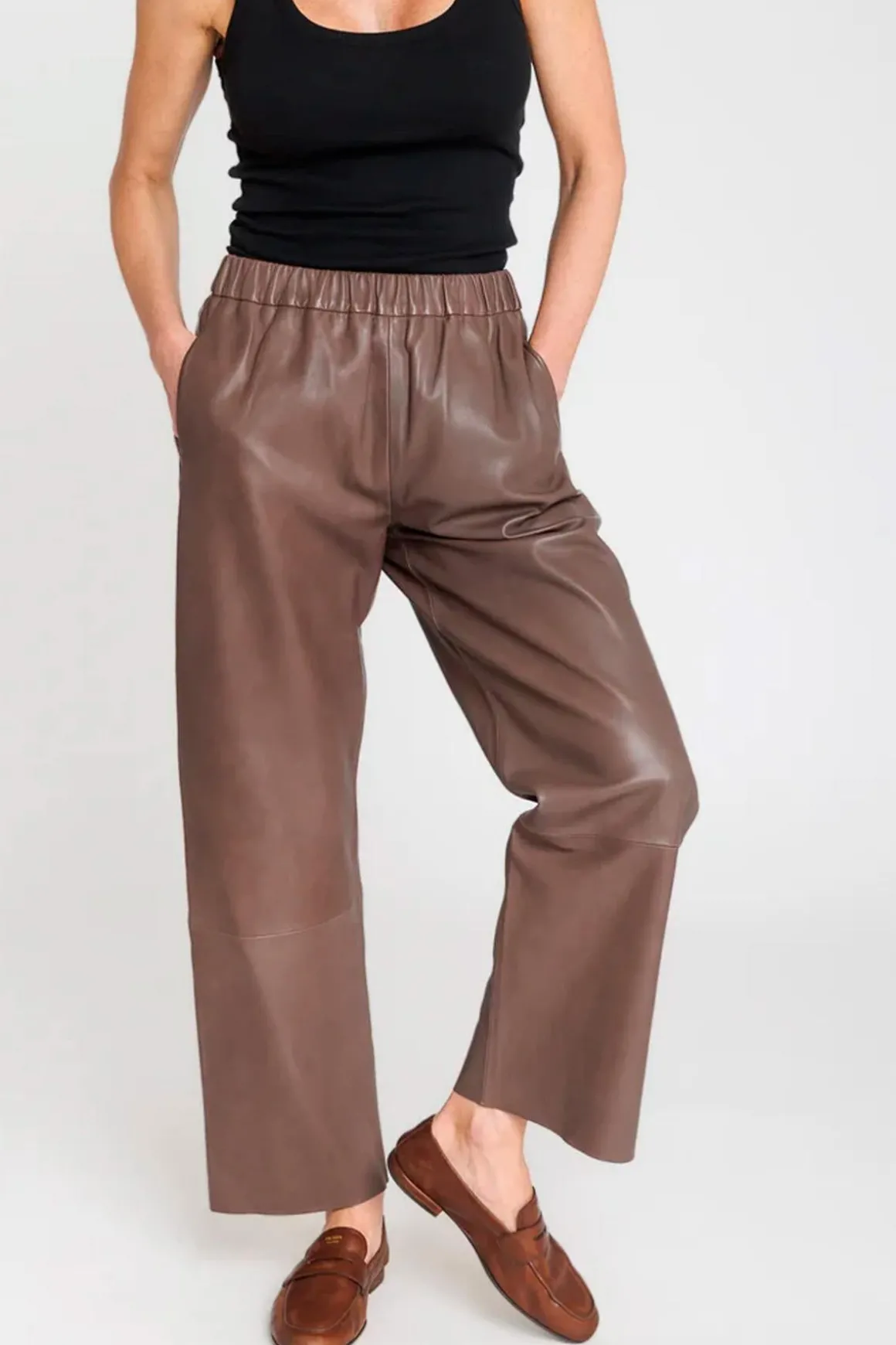 Pantalon Femme Serge Pariente Sarah Pant Taupe