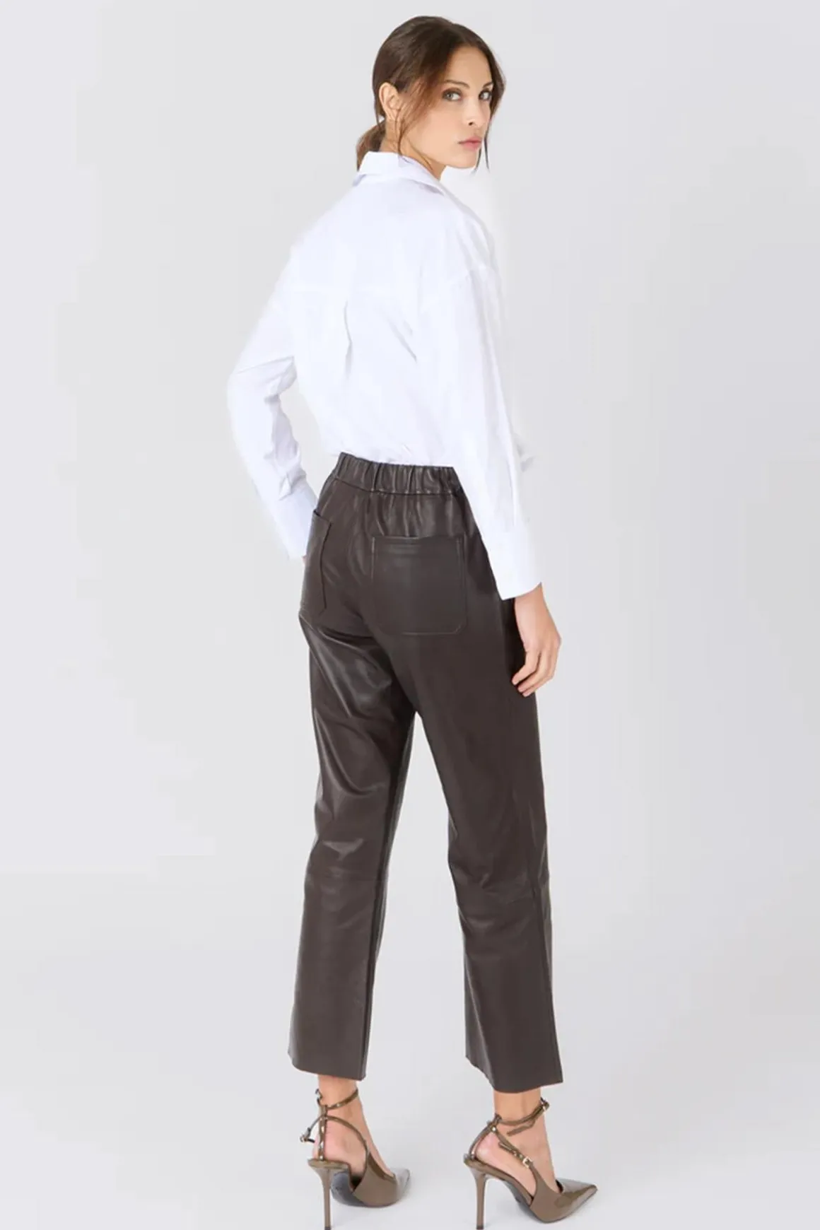 Pantalon Femme Serge Pariente Sarah Pant Brown