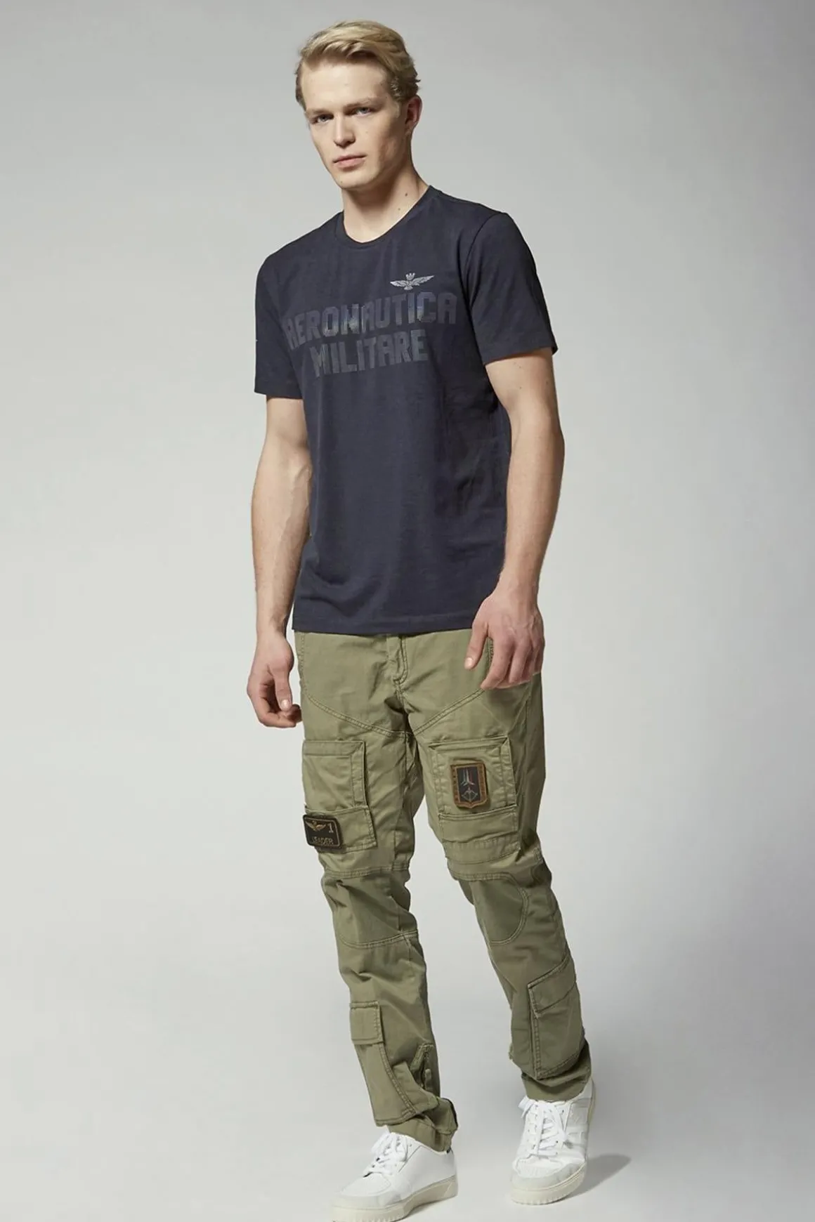 Pantalon Homme Aeronautica Militare Pa1387Ct1493 39261 Green