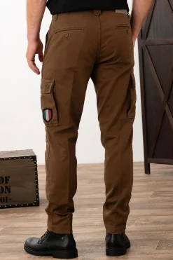 Pantalon Homme Aeronautica Militare Pa1598Ct3294 Chocolate