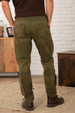 Pantalon Homme Aeronautica Militare Pa1664Uct04241 Dark Olive